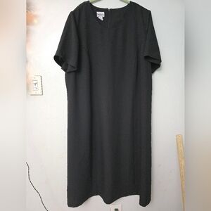 Main Street Classics Black Maxi Dress 30W Minimalist